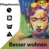 Dekokissen Pop Art Kissenbezug Zierkissen Kissenhülle bedruckt mit & ohne Füllung 40x40cm Frida Kahlo