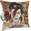 Dekokissen Pop Art Kissenbezug Zierkissen Kissenhülle bedruckt mit & ohne Füllung 40x40cm David Bowie