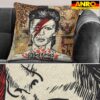 Dekokissen Pop Art Kissenbezug Zierkissen Kissenhülle bedruckt mit & ohne Füllung 40x40cm David Bowie