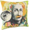 Dekokissen Pop Art Kissenbezug Zierkissen Kissenhülle bedruckt mit & ohne Füllung 40x40cm Albert Einstein