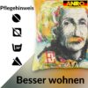 Dekokissen Pop Art Kissenbezug Zierkissen Kissenhülle bedruckt mit & ohne Füllung 40x40cm Albert Einstein