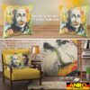 Dekokissen Pop Art Kissenbezug Zierkissen Kissenhülle bedruckt mit & ohne Füllung 40x40cm Albert Einstein