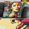 Dekokissen Pop Art Kissenbezug Zierkissen Sofakissen bedruckt mit & ohne Füllung 40x40cm Comic