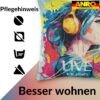 Dekokissen Pop Art Kissenbezug Zierkissen Sofakissen bedruckt mit & ohne Füllung 40x40cm Music