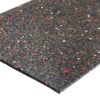 Bautenschutzmatte Gummigranulatmatte Bauschutzmatte Gummigranulat Schwarz Stärke 10/15mm