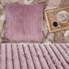 Cord Kissen Kissenbezug Sofakissen Cord Dekokissen Kissenhülle mit & ohne Füllung 4 Größen Violett