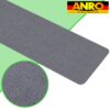 Treppenteppich Treppenstufen Teppich Stufenteppich Stufenmatte selbsthaftend Rechteckig Grau – 50x20cm