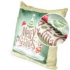 Weihnachtskissen Kissenhülle Weihnachten Kissen Dekokissen mit & ohne Füllung 45x45cm Weihnachtsbaum Grün