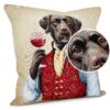 Kissenhülle Gobelin Kissen Jacquard Sofakissen Dekokissen mit & ohne Füllung 45x45cm Labrador