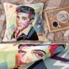 Gobelin Dekokissen Stars Zierkissen Sofakissen Kissenbezug mit & ohne Füllung 45x45cm Elvis Presley