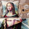 Gobelin Dekokissen Stars Zierkissen Sofakissen Kissenbezug mit & ohne Füllung 45x45cm Mona Lisa