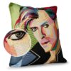 Gobelin Dekokissen Stars Zierkissen Sofakissen Kissenbezug mit & ohne Füllung 45x45cm David Bowie