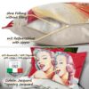 Gobelin Dekokissen Stars Zierkissen Sofakissen Kissenbezug mit & ohne Füllung 45x45cm Marilyn Monroe