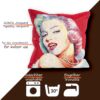 Gobelin Dekokissen Stars Zierkissen Sofakissen Kissenbezug mit & ohne Füllung 45x45cm Marilyn Monroe