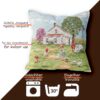 Gobelin Dekokissen Landhaus Vintage Sofakissen mit & ohne Füllung 45x45cm Bauernhof
