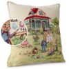 Gobelin Dekokissen Landhaus Vintage Sofakissen mit & ohne Füllung 45x45cm Ostern