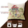 Gobelin Dekokissen Landhaus Vintage Sofakissen mit & ohne Füllung 45x45cm Ostern