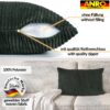 Cord Kissen Kissenbezug Sofakissen Cord Dekokissen Kissenhülle mit & ohne Füllung 4 Größen Grün – 30x50cm, ohne Füllung