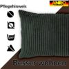 Cord Kissen Kissenbezug Sofakissen Cord Dekokissen Kissenhülle mit & ohne Füllung 4 Größen Grün – 30x50cm, ohne Füllung