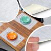 Tischset Platzsets Platzdeckchen abwaschbar Tischuntersetzer PVC hitzebeständig Uni Leinen light 35x50cm