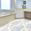 Weichschaummatte Badematte rutschfest Badvorleger Meterware Antirutschmatte Delfine 130cm