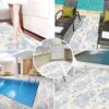 Weichschaummatte Badematte rutschfest Badvorleger Meterware Antirutschmatte Delfine 130cm