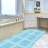 Weichschaummatte Badematte rutschfest Badvorleger Meterware Antirutschmatte Therme 65cm