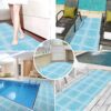 Weichschaummatte Badematte rutschfest Badvorleger Meterware Antirutschmatte Therme 65cm