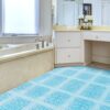 Weichschaummatte Badematte rutschfest Badvorleger Meterware Antirutschmatte Therme 130cm