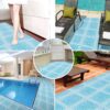 Weichschaummatte Badematte rutschfest Badvorleger Meterware Antirutschmatte Therme 130cm