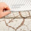 Weichschaummatte Badematte rutschfest Badvorleger Meterware Antirutschmatte MarmorMarmor Beige 130cm