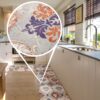 Küchenteppich Küchenläufer rutschfest Flur Läufer Teppichläufer Teppich Look