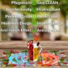 Tischset Platzsets Platzdeckchen abwaschbar Tischuntersetzer PVC hitzebeständig Gartenerdbeeren Holz Grau 35x50cm
