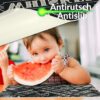 Tischset Platzsets Platzdeckchen abwaschbar Tischuntersetzer PVC hitzebeständig Whisky Anthrazit 35x50cm
