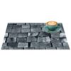 Tischset Platzsets Platzdeckchen abwaschbar Tischuntersetzer PVC hitzebeständig Holz 35x50cm