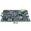 Tischset Platzsets Platzdeckchen abwaschbar Tischuntersetzer PVC hitzebeständig Holz 35x50cm