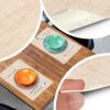 Tischset Platzsets Platzdeckchen abwaschbar Tischuntersetzer PVC hitzebeständig Uni Leinen Beige 35x50cm