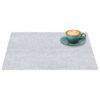 Tischset Platzsets Platzdeckchen abwaschbar Tischuntersetzer PVC hitzebeständig Uni Leinen light 35x50cm