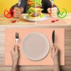 Tischset Platzsets Platzdeckchen abwaschbar Tischuntersetzer PVC hitzebeständig Uni Leinen peach 35x50cm