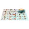 Hochwertige PVC Tischset – Made in Germany Alphabet 35x50cm