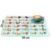 Hochwertige PVC Tischset – Made in Germany Alphabet 35x50cm
