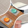 Tischset Platzsets Platzdeckchen abwaschbar Tischuntersetzer PVC hitzebeständig Falschuni Beige 30x45cm