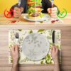 Tischset Platzsets Platzdeckchen abwaschbar Tischuntersetzer PVC hitzebeständig Botanica 30x45cm