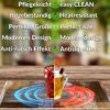 Tischset Platzsets Platzdeckchen abwaschbar Tischuntersetzer PVC hitzebeständig Holz Herz Liebe 35x50cm