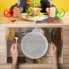 Tischset Platzsets Platzdeckchen abwaschbar Tischuntersetzer PVC hitzebeständig Holz Herz Liebe 35x50cm