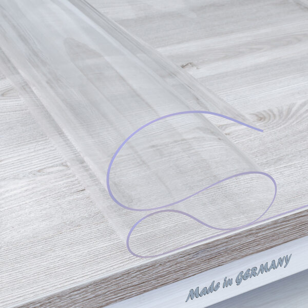 Tischschutzfolie 2mm 90cm Breite Schutzfolie durchsichtig transparent Tischfolie – 100x90cm