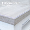 Tischschutzfolie 2mm 120cm Breite Schutzfolie durchsichtig transparent Tischfolie