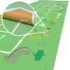 Spielmatte Teppich Läufer Flur Hüpfspiel Hüpfkästchen Spielteppich abwaschbar Himmel & Hölle 75x235cm
