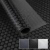 PVC Bodenbelag Meterware Vinylboden Dionis Industriebodenbelag Rollenware 1,5mm Stärke Noppen Schwarz / Silber / Anthrazit Breite 100cm