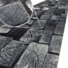 Küchenteppich Küchenläufer rutschfest Flur Läufer Teppichläufer Holz Anthrazit